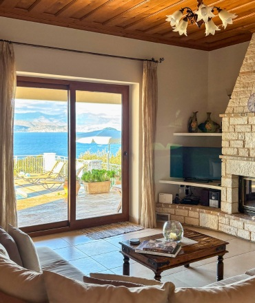 refined interior spaces villa melanthi corfu