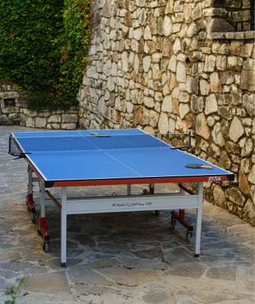 play ping pong in villa melanthi corfu